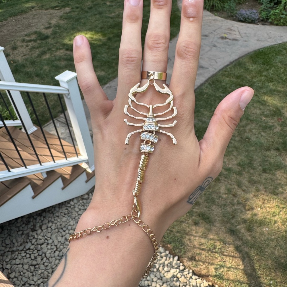 Dolls Kill Gold Statement Rings Collection